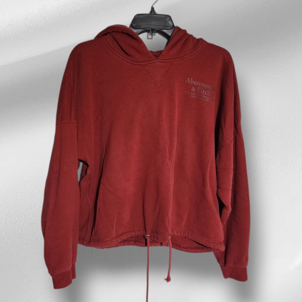 Abercrombie & Fitch Red Sweater Classic Cotton Blend